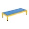 Vestil Adj. Steel Stand, 10-1/2-16-1/2 H, 19 x 48, 10.5 Overall Height, Steel, Yellow AHT-H-1948 - alternate 1